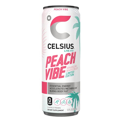 CELSIUS Essential Energy Drink, 12 Fl Oz, What's Your Vibe Variety Pack (Pack of 12) thumbnail