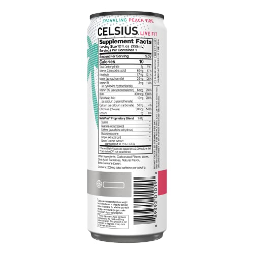 CELSIUS Essential Energy Drink, 12 Fl Oz, What's Your Vibe Variety Pack (Pack of 12) thumbnail