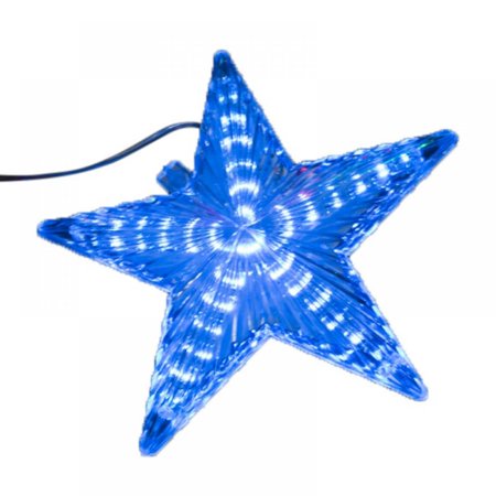 Magazine LED Flowing Water Five-pointed Star Lights LED Outdoor Lawn Stakes Christmas Ground Lights Path Garden Display Light