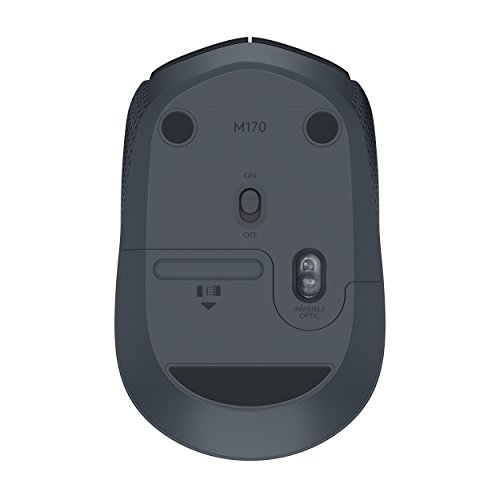 Logitech M171 Wireless Mouse - Comfort and Mobility in Black/Grey thumbnail