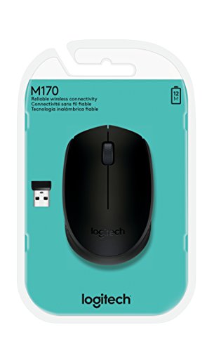 Logitech M171 Wireless Mouse - Comfort and Mobility in Black/Grey thumbnail