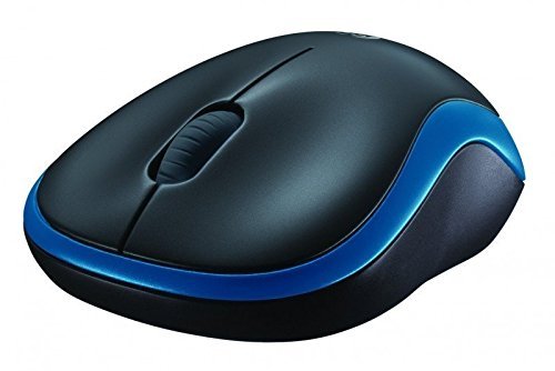 Logitech M185 Compact Wireless Mouse - Designed for Laptops in Blue