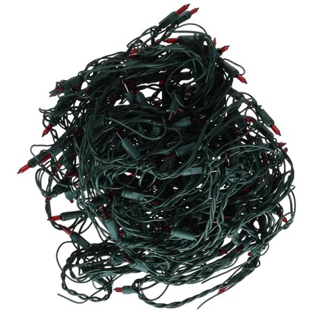 Red Net Light Set 48953-88 Christmas Lights Net Lights/Tree Wrap 4 X 6 Ft.  This Product Adds a Great Value by NomaInliten