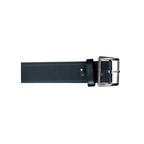 Boston Leather 6505-2-44 Men's Black Clarino Leather Garrison Belt Size 44
