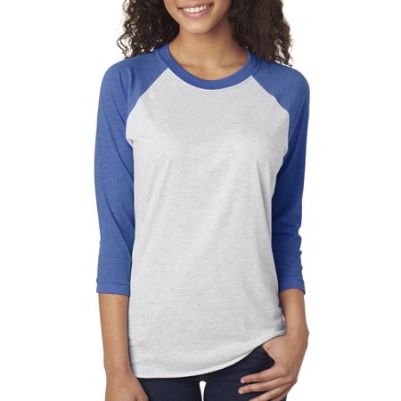 Next Level Active Apparel Unisex Tri-Blend 3/4-Sleeve Raglan - 6051