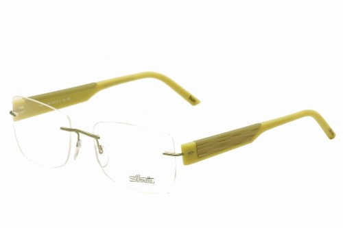 Silhouette Eyeglasses SPX Compose Chassis 4452 6051 Lime Optical Frame 17x140mm
