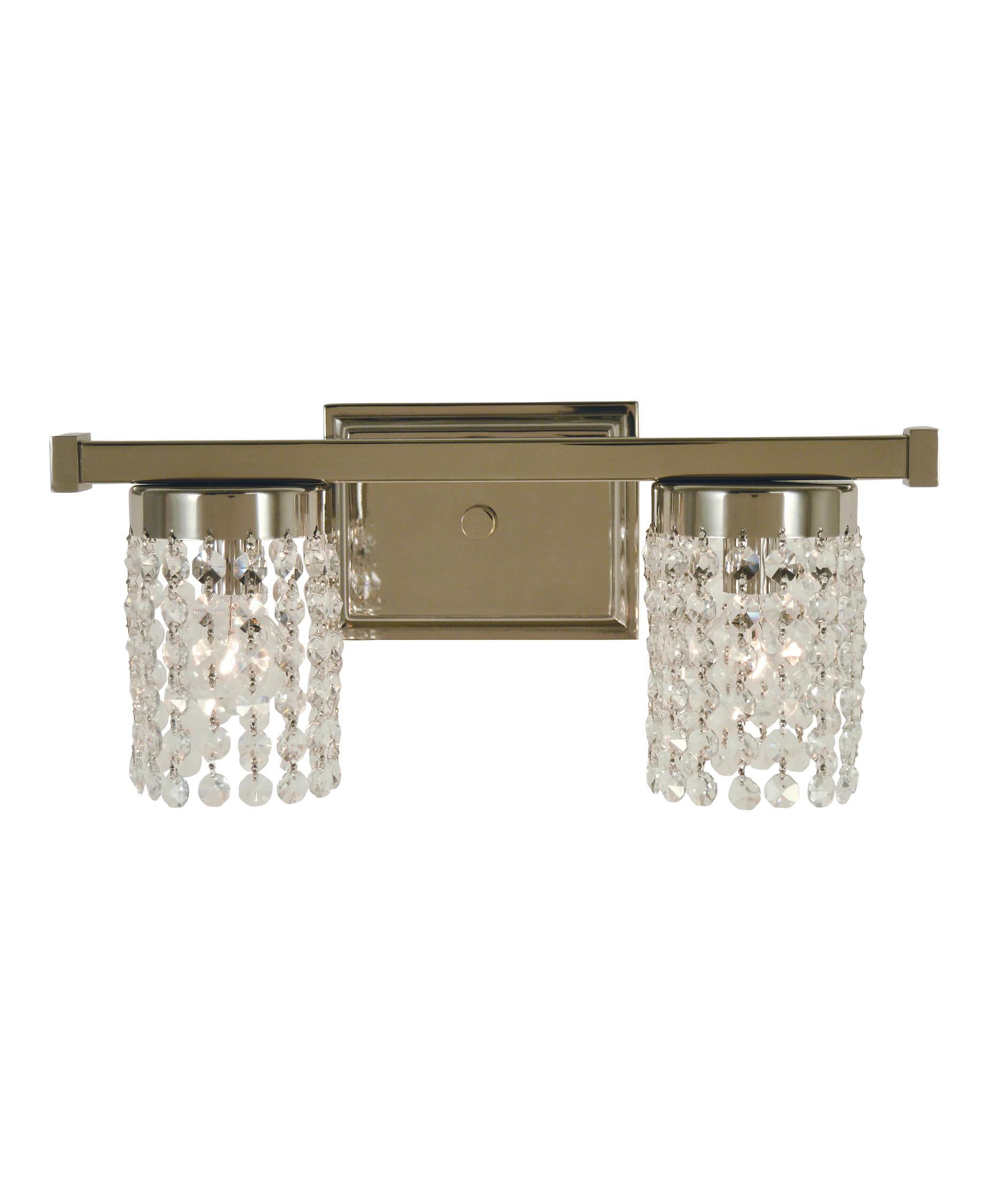 Framburg Gemini 15 Inch Wall Sconce Gemini - 4742 MB - Crystal
