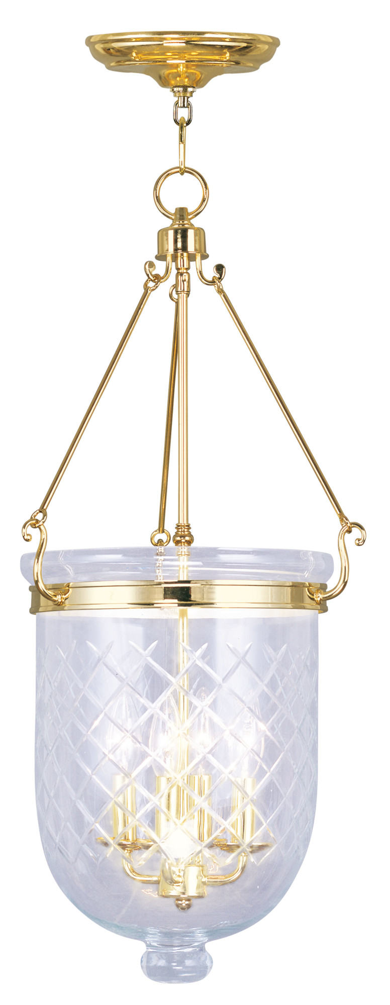 Jefferson Chain Lantern, Livex Lighting 5075-02 1CCDL (406764)