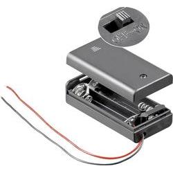 Goobay 12443 Batteriebox 2x Mignon (AA) Kabel (L X B X H) 68.4 X 35.4 X 18.6 Mm