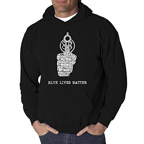 Men's Hooded Sweatshirt - Blue Lives Matter