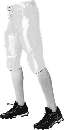 Alleson Adult Dazzle Football Pant S-XL-Color:White Size:LRG