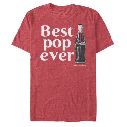 Coca Cola Best Pop Ever Bottle Mens Graphic T Shirt