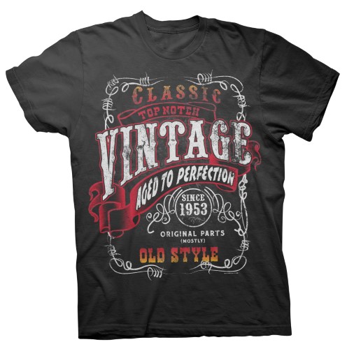Vintage Aged to Perfection 1953 - STURGIS POSTER STYLE - 64th Birthday Gift T-shirt