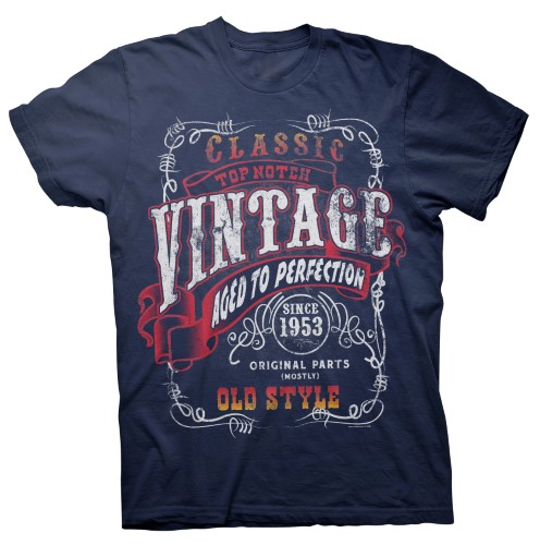 Vintage Aged to Perfection 1953 - STURGIS POSTER STYLE - 64th Birthday Gift T-shirt