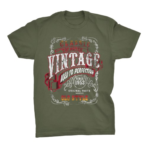Vintage Aged to Perfection 1953 - STURGIS POSTER STYLE - 64th Birthday Gift T-shirt