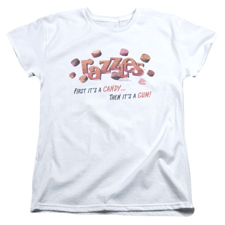 Dubble Bubble a Gum and a Candy S/S Women S T-Shirt White