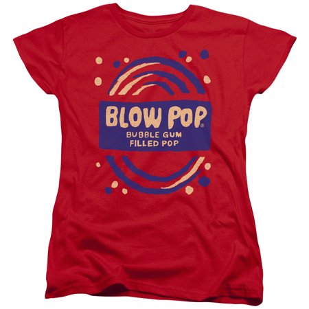 Tootsie Roll Blow Pop Rough S/S Women S T-Shirt Red