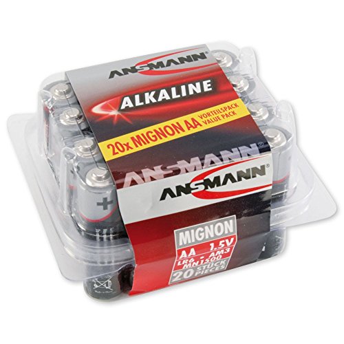 Ansmann 5015548 Red-Line AA Batteries 1.5V Alkaline Pack of 20 thumbnail