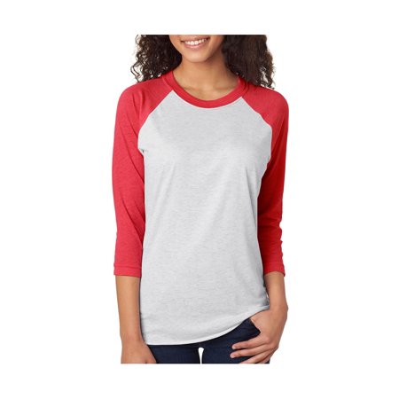 Next Level Active Apparel Unisex Tri-Blend 3/4-Sleeve Raglan - 6051