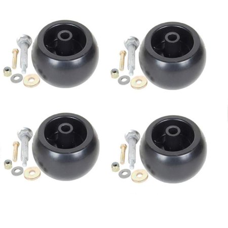 Set of 4 Deck Wheel Roller+Kit Fits Exmark 103-7263 109-2098