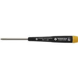 Bernstein 4-624 Screwdriver PH1 80mm ESD Slim Precision Grip Steel
