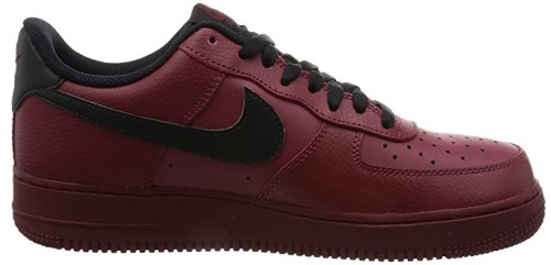 Nike Mens Air Force 1 Low 07 Basketball Shoe Team Red/Black 10