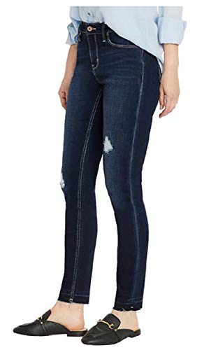 Buffalo David Bitton Ladies' Jess Rip and Repair Jean (Dark Blue, 6/28) thumbnail