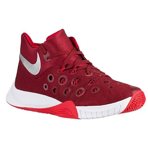 Nike Men's Zoom Hyperquickness 2015 TB Basketball Shoes 749883 607 (team Red/metallic Silver/university Red/white, 10 M US)