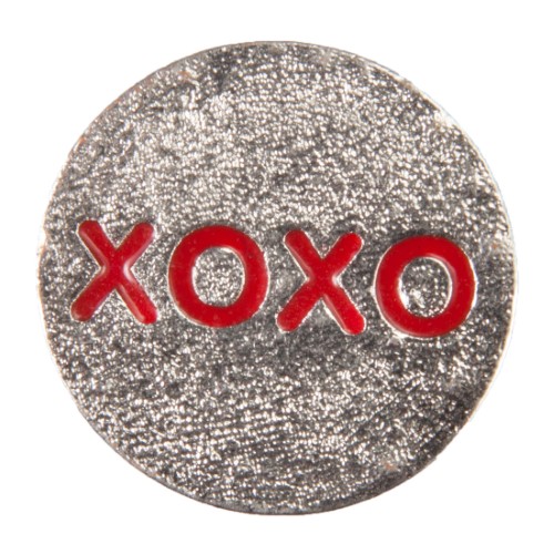 Enamel Dawg Tag Shoe Charm - XOXO