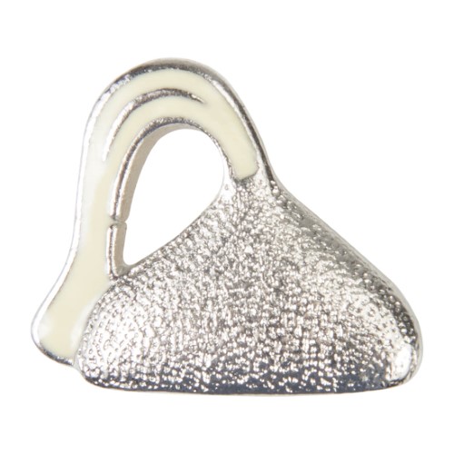 Enamel Dawg Tag Shoe Charm - Candy Kiss