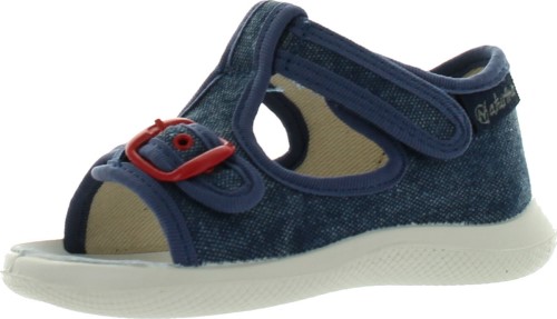 Naturino Kids 7786 Canvas Fashion Sandals, Jeans Canvas,20