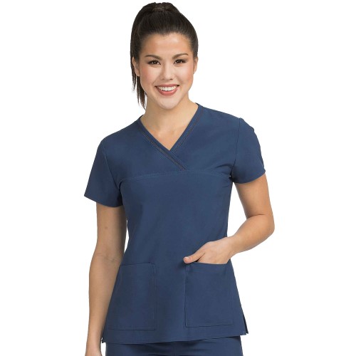 Activate by Med Couture Women's 8532 Mesh Fluid Top