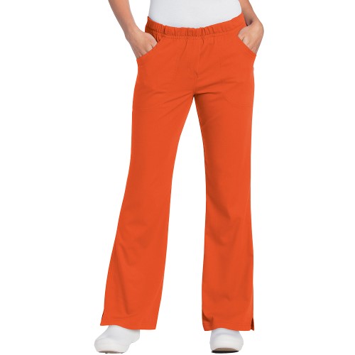 Urbane Ultimate Flare Leg Scrub Pants for Women: 2 Pocket, Modern Tailored Fit, Soft Stretch, Elastic Waist, Medical Scrubs 9306