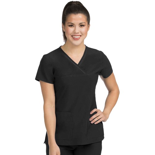 Activate by Med Couture Women's 8532 Mesh Fluid Top