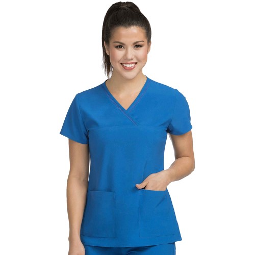 Activate by Med Couture Women's 8532 Mesh Fluid Top