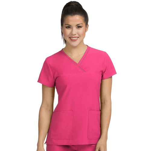 Activate by Med Couture Women's 8532 Mesh Fluid Top