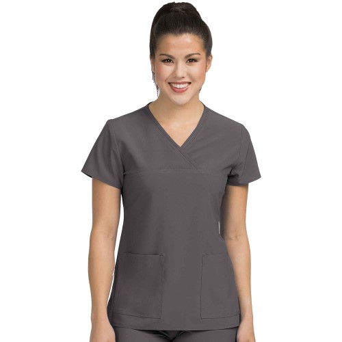 Activate by Med Couture Women's 8532 Mesh Fluid Top