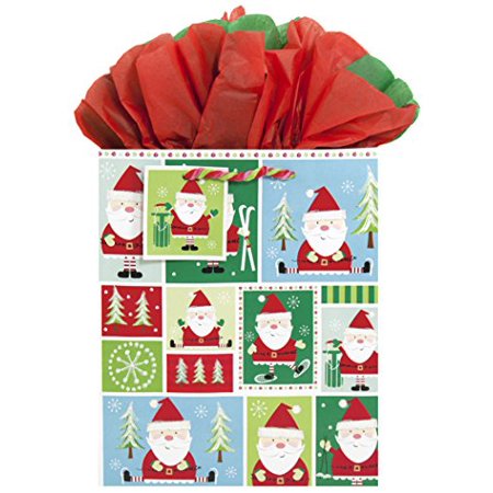 The Gift Wrap Company 3619-02 Gogo Holiday Gift Bags  Santa S Shenanigans