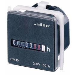 Muller BW4018 Operating Hours Counter Panel Mount 45x45mm 7 Digit
