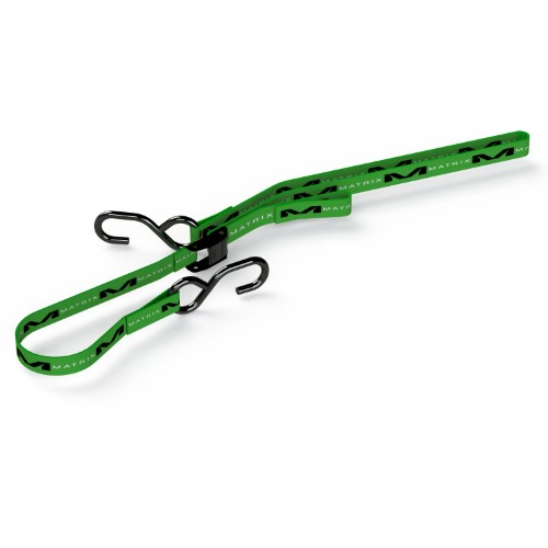 Matrix Concepts M1 1.0' Green / Black Standard Tie-Downs M1 505