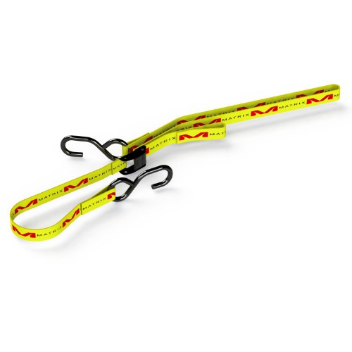 Matrix Concepts M1 1.0' Yellow / Red Standard Tie-Downs M1 504