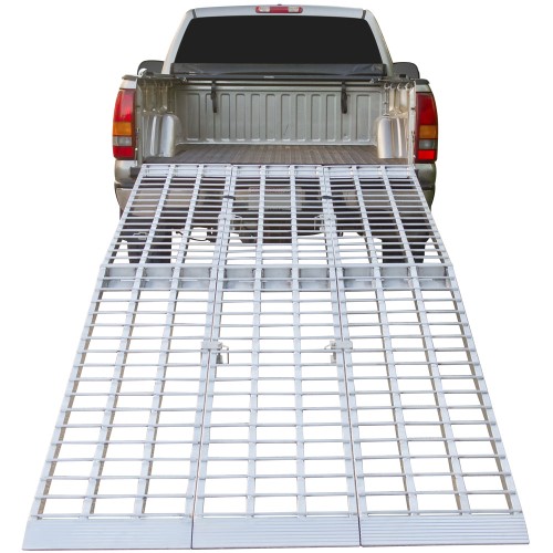 Big Boy MF3-9657 Aluminum 8' Tri-Fold Arched Folding Motorcycle Ramp