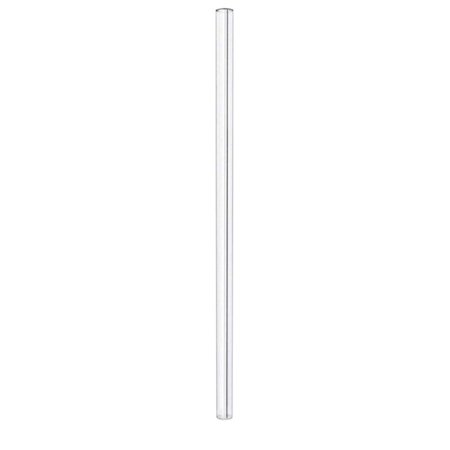 Roliyen Reusable Glass Straws Smoothie Drinking Straws for Milkshakes Frozen Drinks 