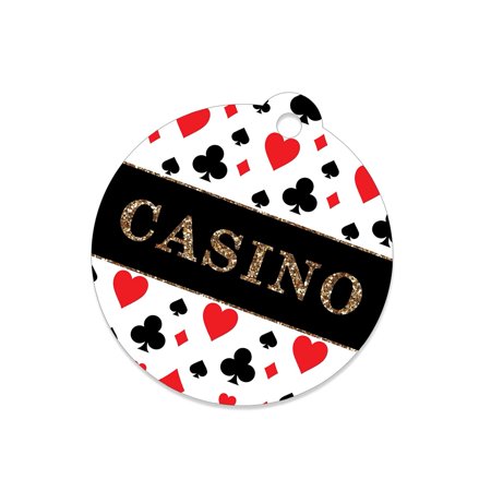 Las Vegas - Casino Party Favor Gift Tags (Set of 20)
