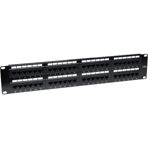 Intellinet Patch Panel Cat5e UTP 48-Port 2U Black
