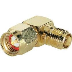 BKL 0409059 SMA Adapter SMA Plug-Socket Steel Gold-Plated Contacts