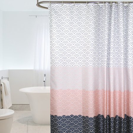 JunDanmall Waterproof WiFi Icon Bathroom Shower Curtain Polyester Drape for Home  Color#9332