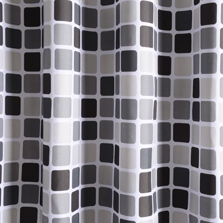 JunDanmall Fashion Mosaic Thicken Waterproof Shower Curtain Home Bathroom Decor with Hook  Color#9318