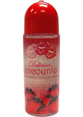 Delicious Encounter Flavored Water Based Lubricant 5.25 Ounce Strawberry