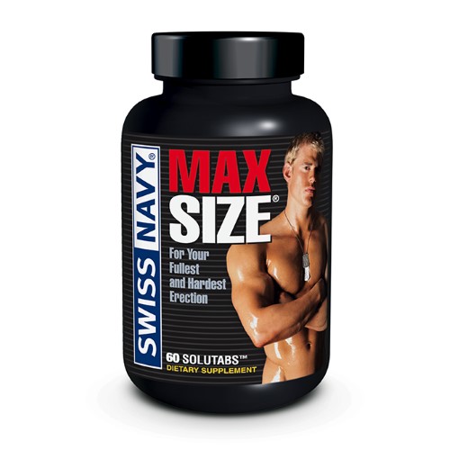Swiss Navy Max Size Male Enhancement Supplement, 60 Ct